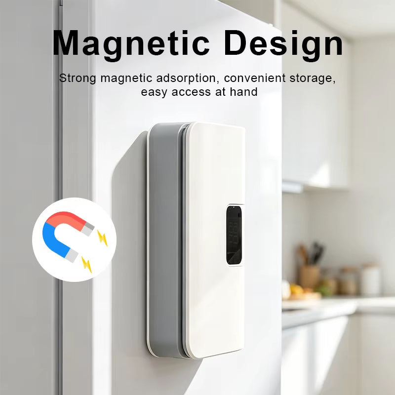 Electric Magnetic Fridge Mini Bag Sealing Machine with Six Level Adjustment Portable Automatic Food Container Sealer for RV Use